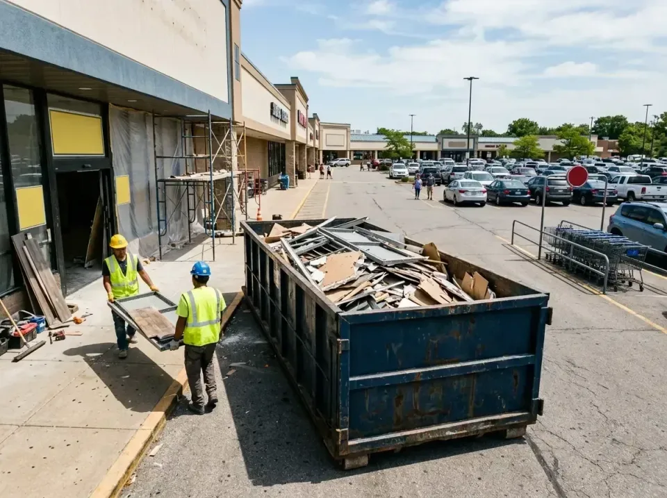 retail-store-renovation-debris-003 — frequently asked questions, Roll-off Dumpster Rentals in Ellisville, MO